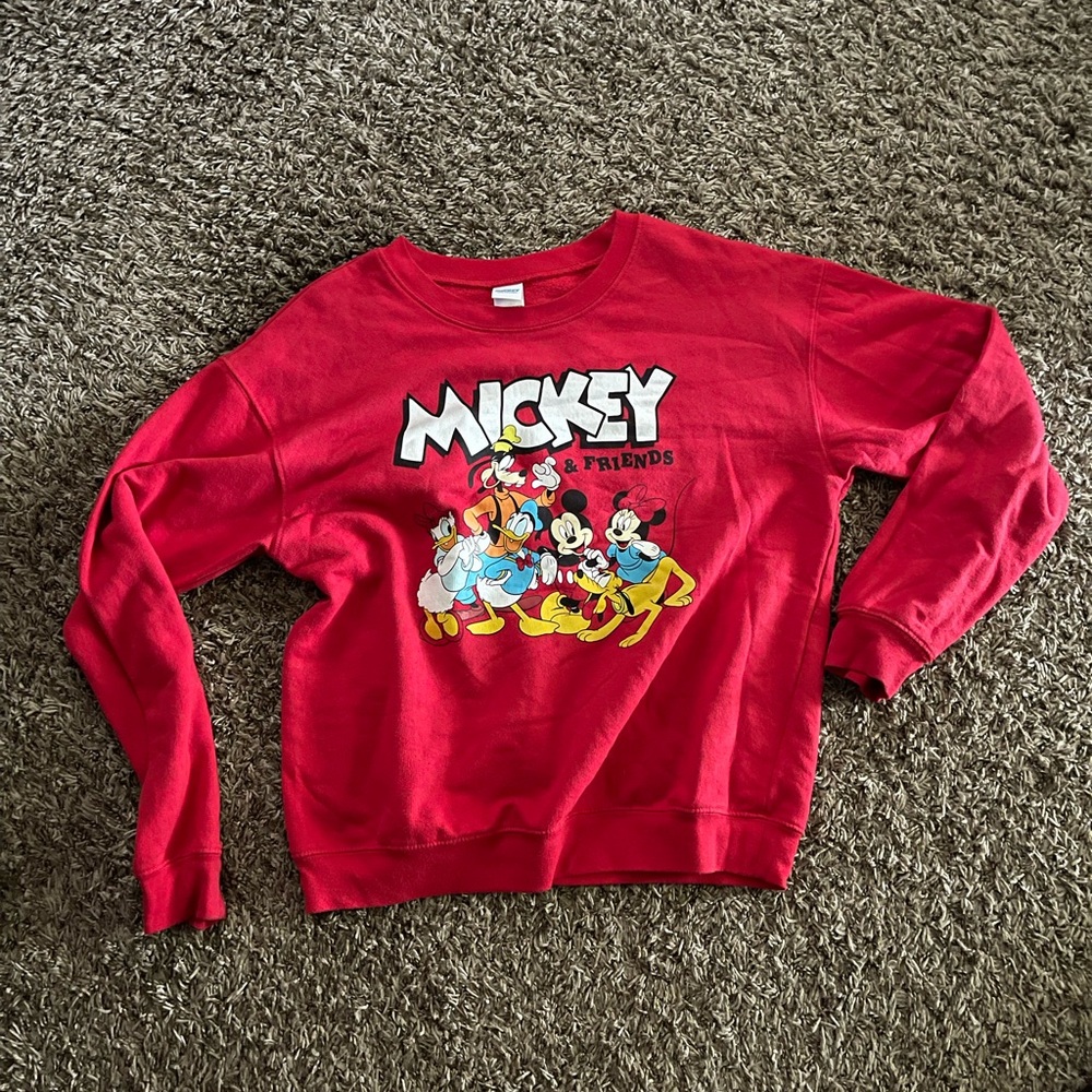 Disney Mickey & Friends Red Sweatshirt